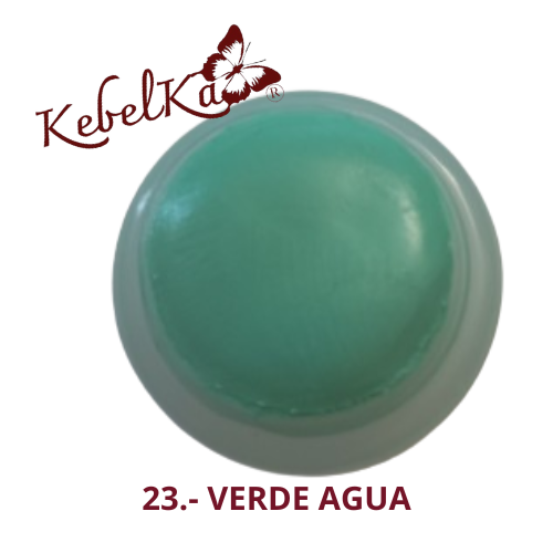 23.- VERDE AGUA / KEBELKA Set heat Paint source photograph